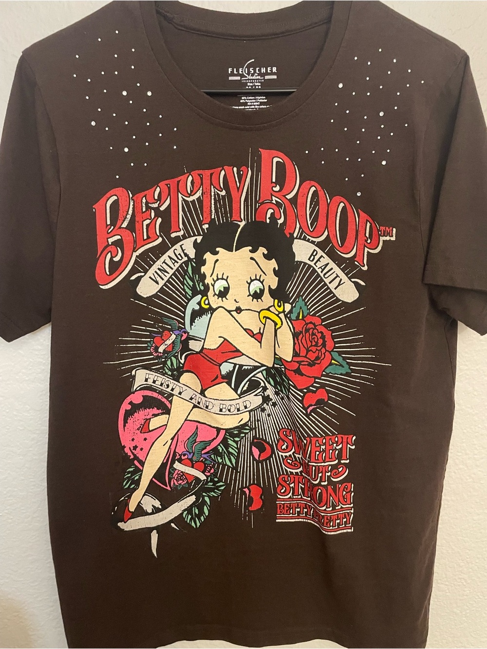 Betty Boop Brown Graphic Tee